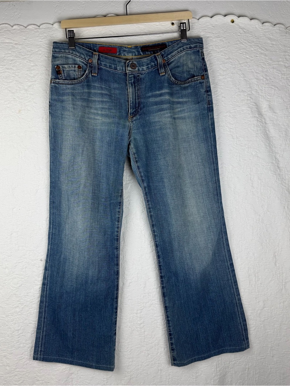 AG ADRIANO GOLDSCHMIED The Angel Bootcut Medium Wash Stretch Jeans Size 30R